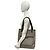 Gucci Old Sherry Line Leder-Tote-Bag mit GG-Logo-Muster Braun Rot Grün - Ansicht 2
