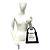 Balenciaga Navy Cabas Canvas Leather Handbag Black White - view 2