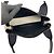 Balenciaga Navy Cabas Canvas Leather Handbag Black White - view 9
