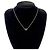 Collana Christian Dior CD Logo Argento - vista 2