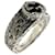 GUCCI Interlocking G Arabesque Ring Silber