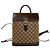 Louis Vuitton Soho Damier Leder-Rucksack Braun