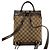 Louis Vuitton Soho Damier Leder-Rucksack Braun - Ansicht 3