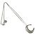 Tiffany & Co Collana Tiffany Vintage Crescent Moon Argento