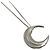 Tiffany & Co Collana Tiffany Vintage Crescent Moon Argento - vista 4