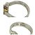 Tiffany & Co Tiffany Vintage Hook & Eye Ring Silber Golden - Ansicht 3
