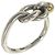 Tiffany & Co Tiffany Vintage Love Knot Ring Silber Golden