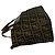 Fendi Vintage Zucca FF Pattern Handtasche Braun Schwarz Khaki - Ansicht 5