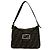 FENDI Vintage Semi-One Shoulder Tasche mit Zucca FF Muster Braun Schwarz