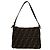 FENDI Vintage Semi-One Shoulder Tasche mit Zucca FF Muster Braun Schwarz - Ansicht 3