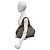 Borsa Tote Gucci Sukey in tela Diamante e pelle Rosso Beige - vista 2
