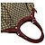 Borsa Tote Gucci Sukey in tela Diamante e pelle Rosso Beige - vista 4
