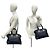 Borsa a tracolla 2-Way Chameleon in pelle Fendi Nero - vista 2