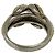 Tiffany & Co Tiffany Vintage Signature Cross Ring Silber Golden - Ansicht 6
