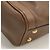 Salvatore Ferragamo Handtasche aus braunem Kalbsleder - Ansicht 4