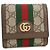 Cartera bi-fold Gucci - Beige