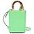 Borsa a mano Fendi Sunshine Shopper Mini Verde