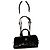 Chanel Borsa Bowling in pelle verniciata nera matelassé Nero