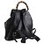 Gucci Bamboo Rucksack aus schwarzem Leder - Ansicht 3
