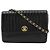 Borsa a tracolla con catena Chanel Mademoiselle Nero