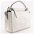 Fendi Dotcom Handtasche aus weißem Leder - Ansicht 3