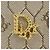 Borsa a tracolla con catena Christian Dior motivo a nido d'ape Beige - vista 10