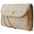 Borsa a tracolla con catena Christian Dior motivo a nido d'ape Beige - vista 2