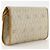 Borsa a tracolla con catena Christian Dior motivo a nido d'ape Beige - vista 3