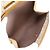 Borsa a tracolla con catena Christian Dior motivo a nido d'ape Beige - vista 5