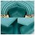 Borsa a tracolla Chanel Boy in verde - vista 8