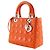 Borsa Christian Dior Lady Medium Arancione - vista 2