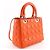 Borsa Christian Dior Lady Medium Arancione - vista 3
