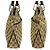 Borsa Gucci GG Canvas Beige Cachi Marrone scuro - vista 3