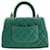 Chanel Coco Handle Schultertasche in Grün