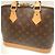 Borsa Louis Vuitton Monogram Alma Marrone - vista 8