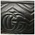 Borsa a tracolla in pelle Gucci GG Marmont Nero - vista 15