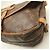 Borsa a tracolla Louis Vuitton Monogram Saumur MM Marrone - vista 15