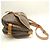 Borsa a tracolla Louis Vuitton Monogram Saumur MM Marrone - vista 4