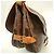 Borsa a tracolla Louis Vuitton Monogram Saumur MM Marrone - vista 6