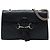 Borsa a tracolla Gucci Emily Medium Guccissima Nera Nero