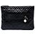 Chanel Clutch Night by the C O Case in vitello grana grossa nero Medium
