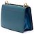 Prada Mini Bolso Bandolera con Solapa y Cadena de Saffiano Azul - vista 2