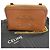 Céline Clutch con catena Celine Cuir Triomphe in pelle di vitello liscia marrone - vista 10