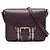 Burberry Red Small Haymarket Check Nylon and Leather Dickens Crossbody