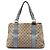 Gucci Beige Medium GG Canvas Bamboo Libeccio Tote Light blue