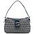 Borsa a tracolla Fendi Gray Zucchino Double Flap Marrone