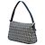 Borsa a tracolla Fendi Gray Zucchino Double Flap Marrone - vista 2