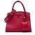 Prada Bolso Top Handle Monochrome de piel Saffiano rojo Small Roja