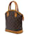 Louis Vuitton Brown Monogram Lockit PM Marrone - vista 2