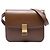 Céline Celine Brown Teen Calfskin Classic Box Marrone
